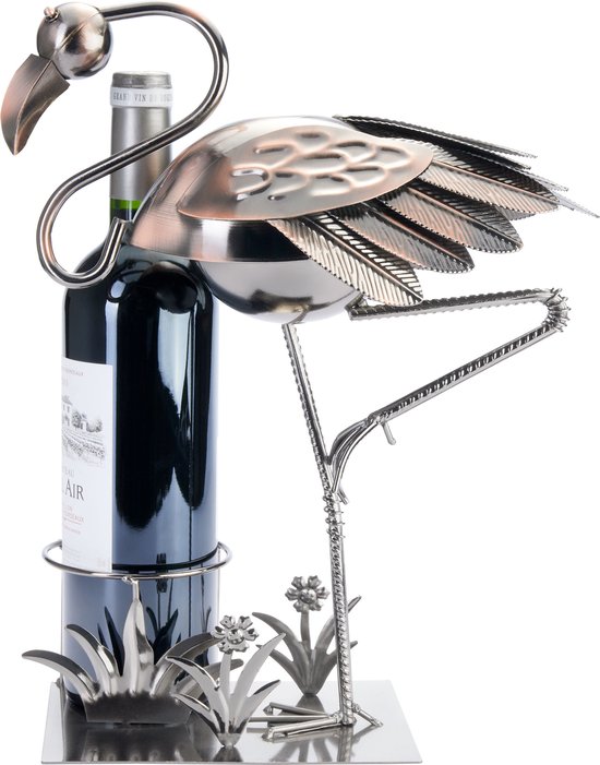 BRUBAKER Wijnflessenhouder, apotheker, metalen sculptuur, inclusief cadeaukaart