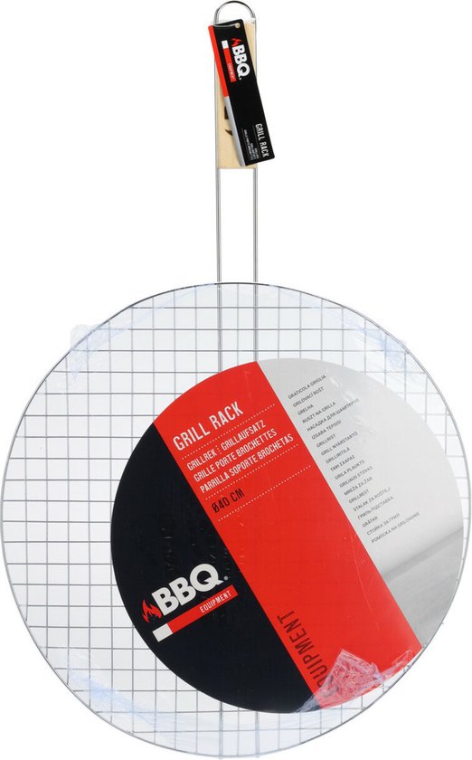 BBQ collection barbecue rooster grill - rond - metaal/hout - Dia 40 cm ...