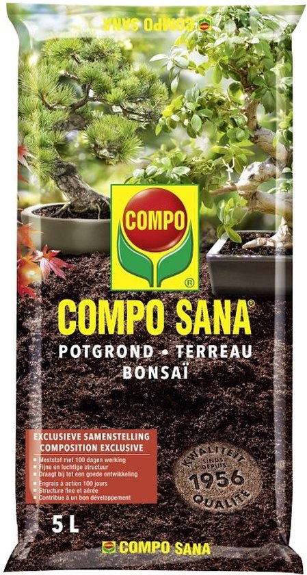 COMPO SANA Potgrond Bonsai - incl. meststof met 100 dagen lange werking