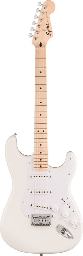 Squier Sonic Stratocaster Hardtail, Arctic White MN - Elektrische gitaar - wit