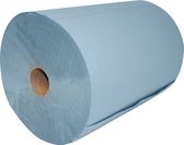 Gerecycleerd poestpapier 2-laags, blauw