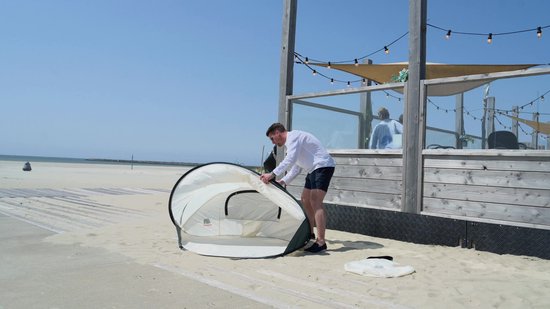 Tente de plage pop-up pour 2 personnes, Casquettes / Parasols