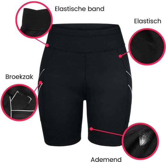 Sauna Broek - Kort - Neopreen Zweet Broek - Compressie Legging - Met Zak - Afslankbroek - Thermisch (2025) — afbeelding 3