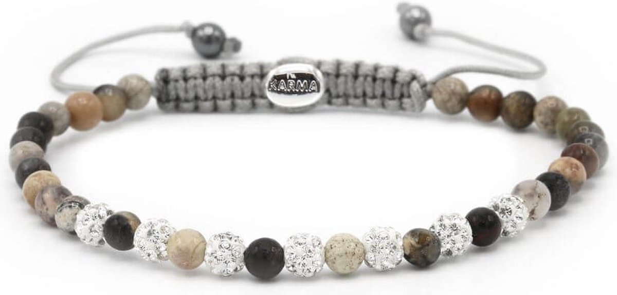 Karma Armband Spiral Bright Star White Crystal