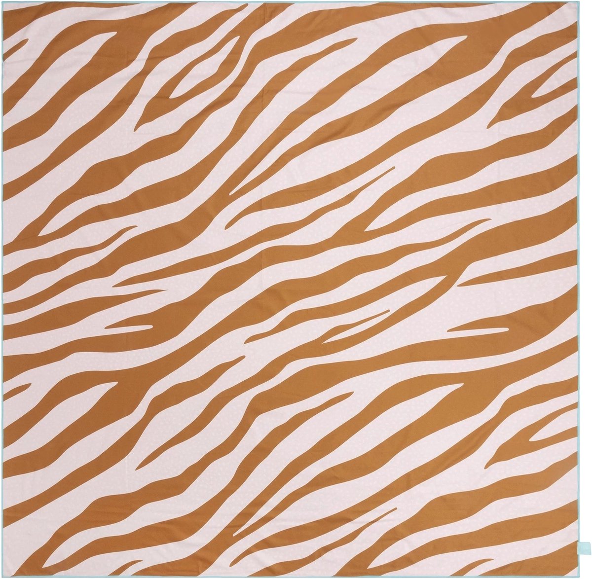 Bol.com Microvezel handdoek Caramel/Zebra XL aanbieding