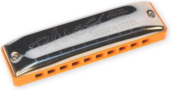 Seydel Session Steel mondharmonica - Bluesharp - A-kwaliteit - toonsoort C