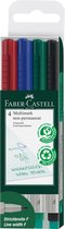 Faber-Castell multimarker - non-permanent - F - 4 stuks - FC-151404