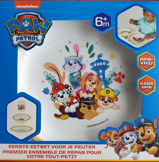 Paw Patrol 3- delige Ontbijtset