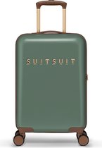 SUITSUIT Fab Seventies - Handbagage koffer met 4 wielen - 55 cm - 33L - Groen