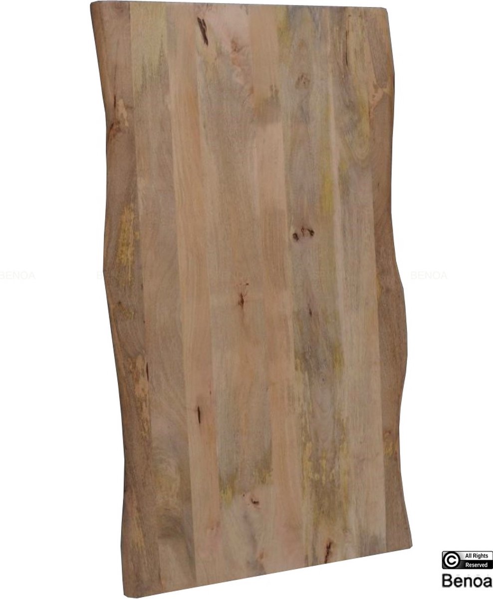 Tafelblad Mangohout boomstamrand 220 cm
