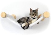 Kattenhangmat voor wandmontage, eco kattenbed, kattenhangmat voor aan de muur, voor het verlengen van een klimmuur, kattentrap, wandbed, wandligstoel, kattenligstoel, klimlandschap, slaapplaatsen voor katten
