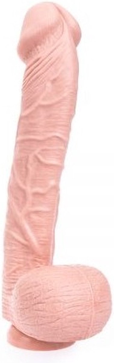 Goedkoopste Dinoo - Curved - King-size Dildo - 31 x 5.5 cm - Beige