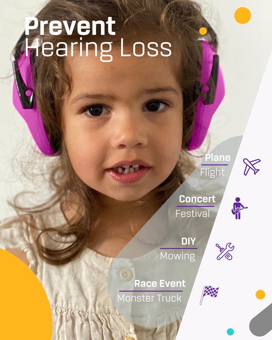 Gehoorbescherming voor Kinderen Oorkappen Kind Koptelefoon Gehoorbeschermer  Hearing... | bol.com