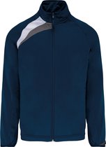 Trainingsjas tricotpolyester 'Proact' Navy/White/Grey - L