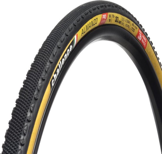 Challenge Buitenband Almanzo 33 mm Open Zwart/Bruin van Challenge — afbeelding 2