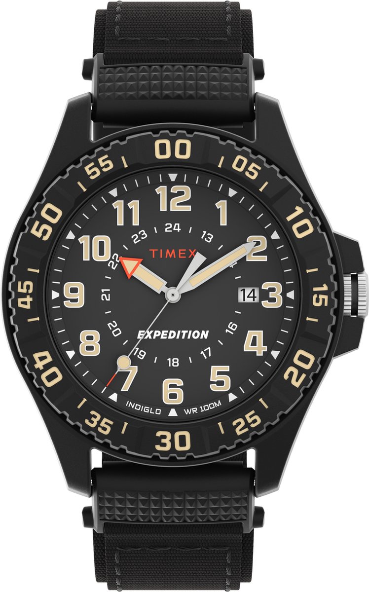 Timex Expedition Acadia TW4B26300 Horloge - Textiel - Zwart - Ø 41 mm