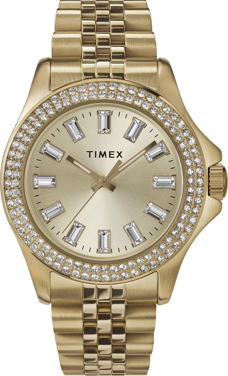 Timex Kaia TW2V80000 Horloge - Staal - Goudkleurig - Ø 38 mm