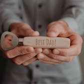 Flesopener met houten handvat - Best Dad