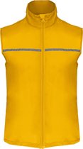 Hardloopgilet visibility vest met meshvoering 'Proact' Geel - S