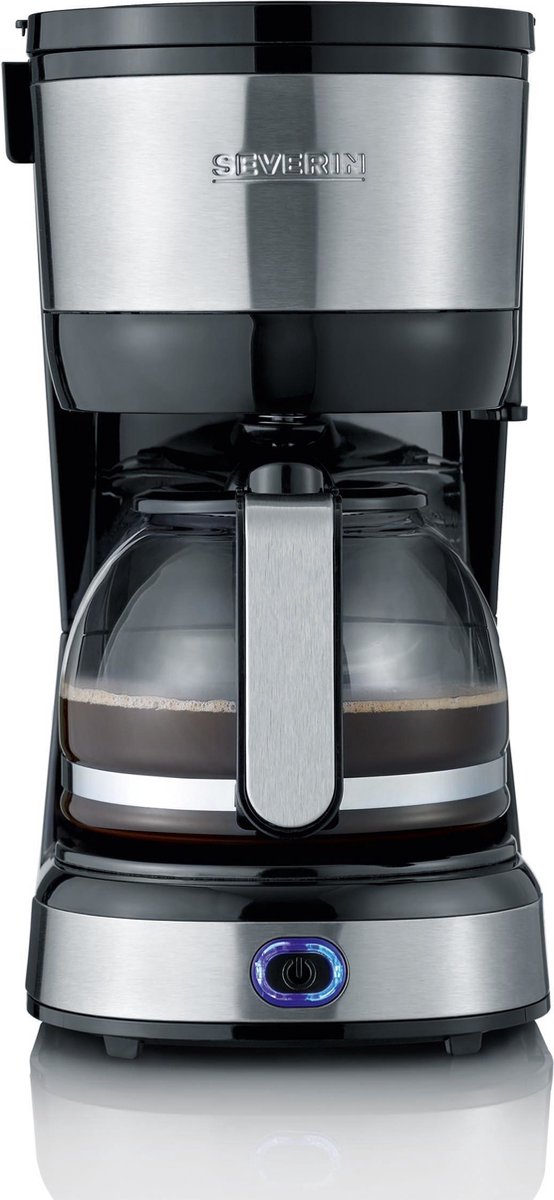 Severin KA 4819 Filterkoffiezetapparaat Gemalen koffie 750 W Zwart Roestvrijstaal