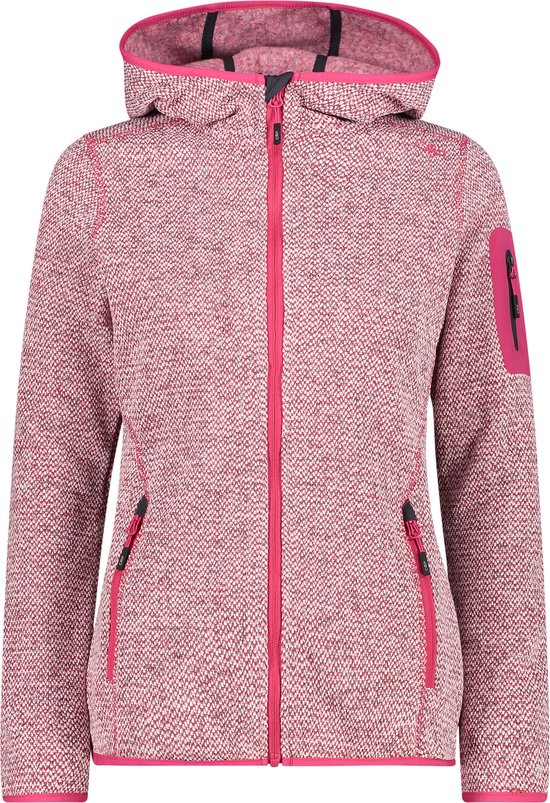 CMP Zip Hoodie - Fucsia-bianco - Maat Damen_EU 42