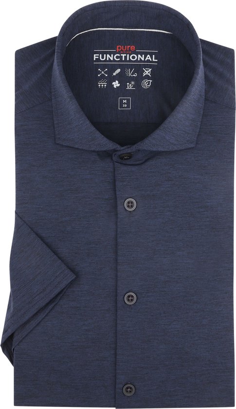 Pure - Short Sleeve The Functional Shirt - Heren - Modern-fit