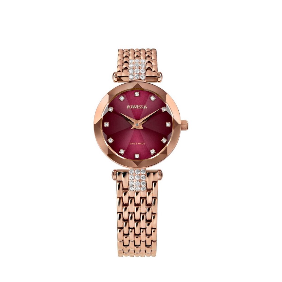 Jowissa - J5.772.S - Polshorloge - Dames - Quartz - Facet Strass