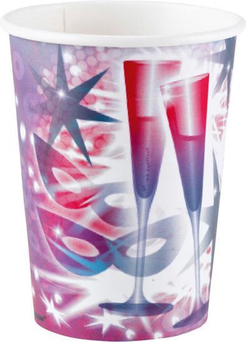 8 bekers Happy New Year 266 ml