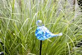 Tuinsteker vogel - Vogel op pin - Tuinprikker Vogel - Blauw