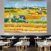 Vincent van Gogh De oogst wandposter - Stijlvolle en hoogwaardige wanddecoratie - Perfect voor elke kamer 150x130CM