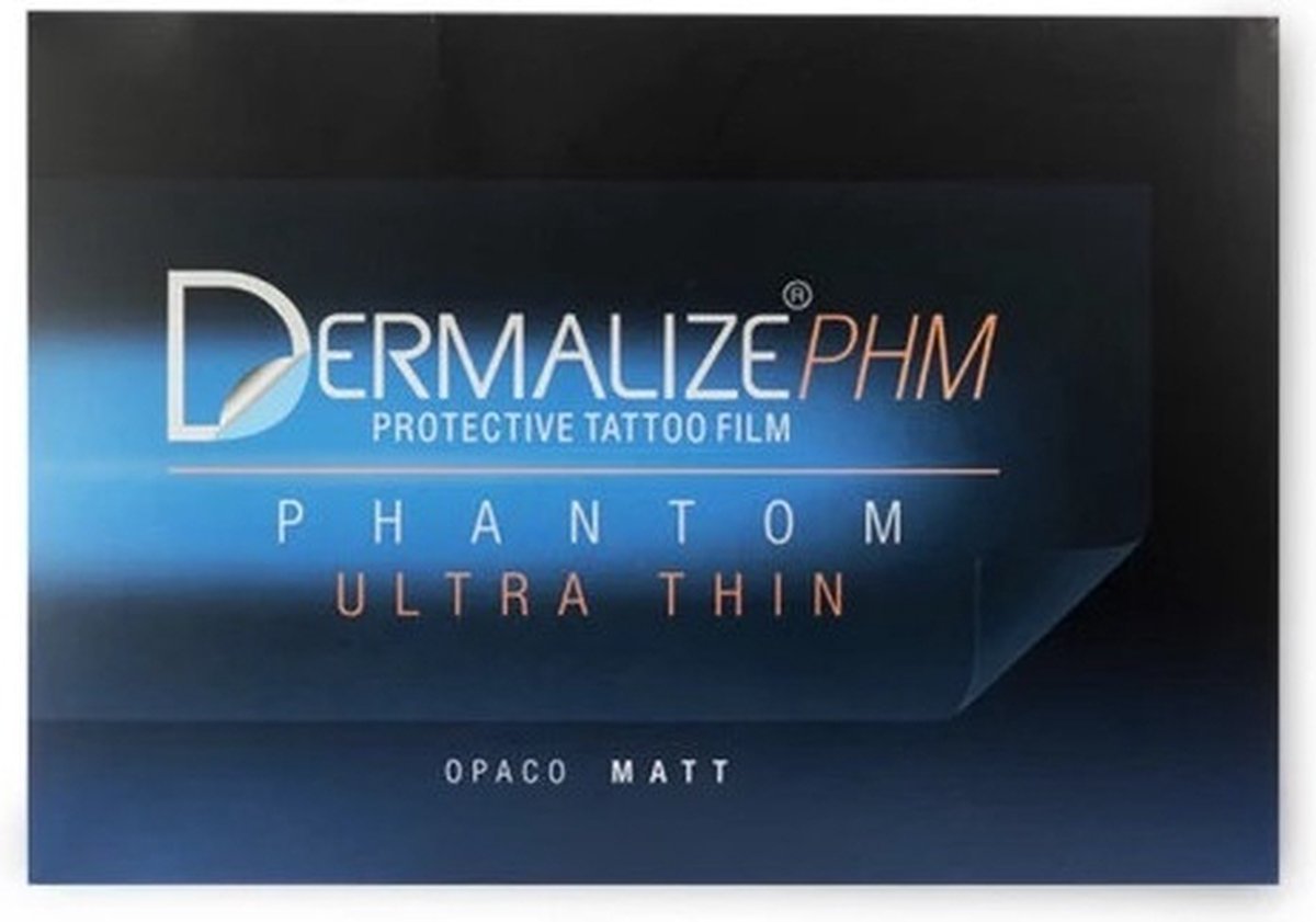Dermalize Pro Phantom Ultra Thin Protective Tattoo Film - 5x (5cm x 15cm x 10cm) Steriele Zelfklevende Tatoeage Pleister