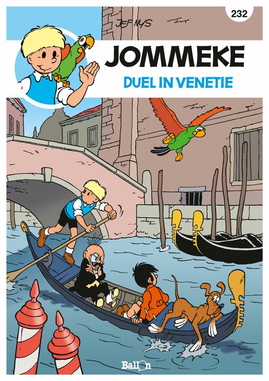 Jommeke strip - nieuwe look 232 - Duel in Venetië