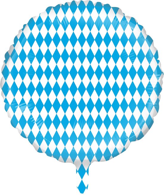 3x Folieballon Bavaria / Oktoberfest 18" 45cm - Feest Feestje Landen Helium Folie Ballon