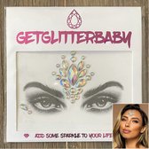 GetGlitterBaby® - Glitter Face Jewels / Festival Glitters / Strass Glitter Steentjes / Plak Diamantjes voor Gezicht / Rhinestones - Zilver / Diamond
