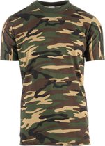 T-shirt camouflage militaire manches courtes M