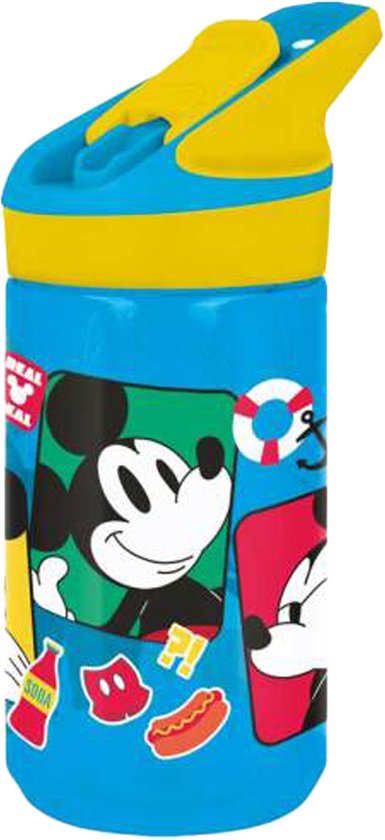 BOTELLA PP PLAYGROUND 410 ML MICKEY MOUSE FUN-TASTIC DE STOR - JUGUETES
