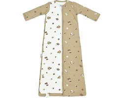 Product: Meyco Baby Forest Animals baby slaapzak 4 seizoenen - sand - 3.0 TOG, van het merk Meyco