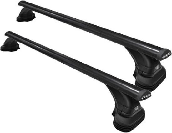 Galeries de toit adaptées au Nissan X-trail à partir de 2014 avec points de fixation - Acier Large - Capacité de chargement 75kg - Merk Farad