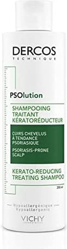 Vichy PSOlution Keratoreducerende Shampoo - Hoofdhuid met neiging tot psoriasis - Anti-schilfers & Jeukend Gevoel - 200ml