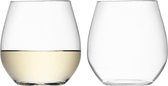 L.S.A. - Wine Wijnglas Wit 370 ml Set van 2 Stuks - Glas - Transparant