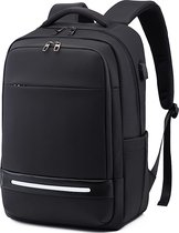 Laptop Backpack, Vodlbov 17 Inch Waterproof Business Travel Work Computer Backpack Bag with USB Charging Port, Anti-theft College School Bag Bag, Black