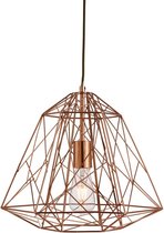 Searchlight GEOMETRIC CAGE - Hanglamp - 1 Lichts - Koper