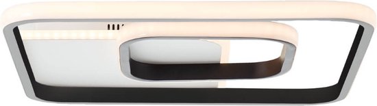 Brilliant Merapi - Plafondlamp - LED 32W - 3000K - Wit/Zwart