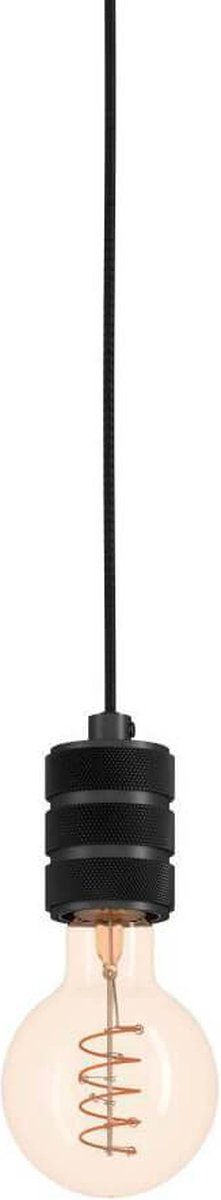 EGLO Yorth hangende plafondverlichting Flexibele montage E27 40 W Zwart;Nikkel
