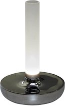 Oplaadbare tafellamp Biarritz chroom - 7827-003