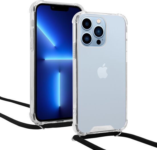 ShieldCase iPhone 15 Pro telefoonhoesje met koord - transparant
