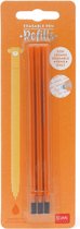 Legami Erasable Pen Refills - 3 stuks Oranje - Navulling