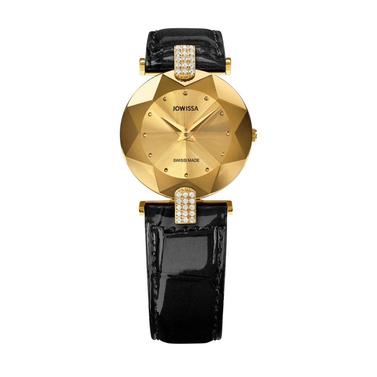Jowissa - J5.009.M - Polshorloge - Dames - Quartz - Facet Strass