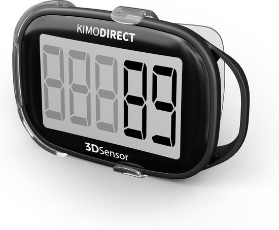 KIMO DIRECT Stappenteller met Clip en Draagkoord