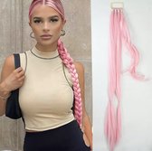 Ponytail Hair Extensions - Braided Ponytail Synthetic - Long Natural looking Braid - #rose Hair Braid